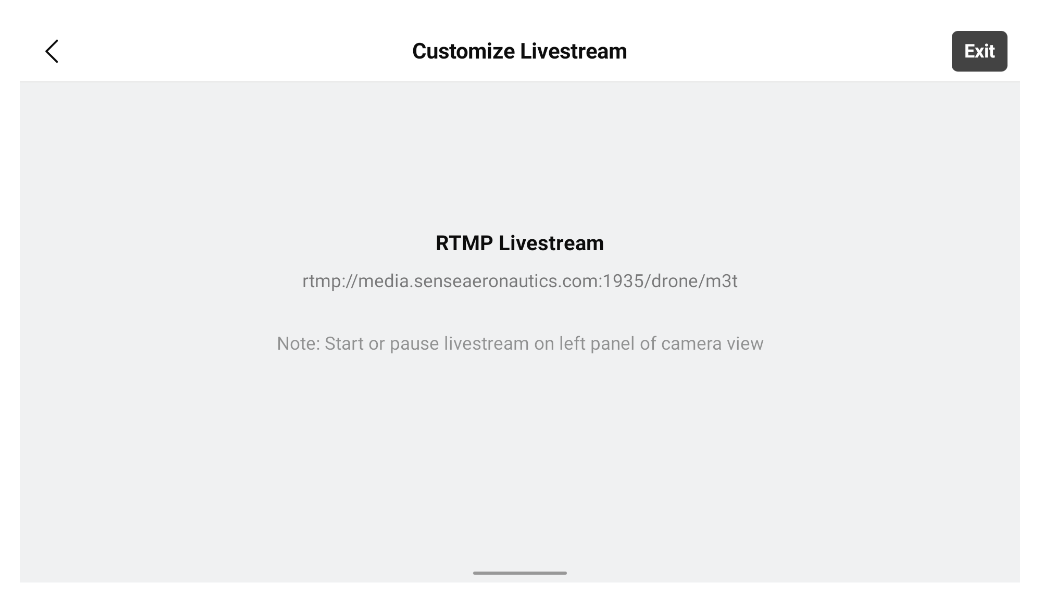 DJI Livestream Step 4
