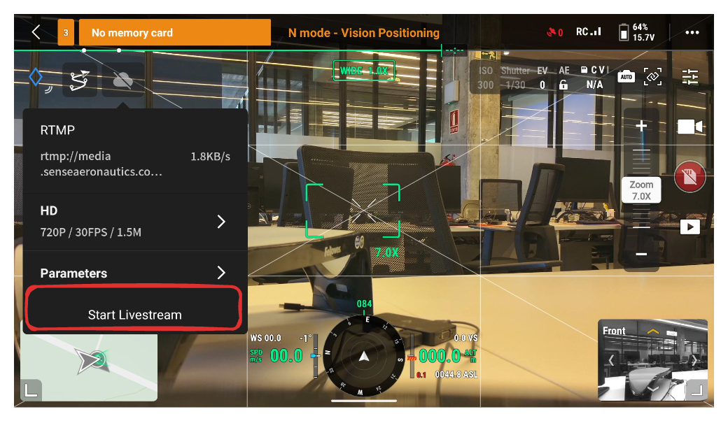 DJI Livestream Step 6