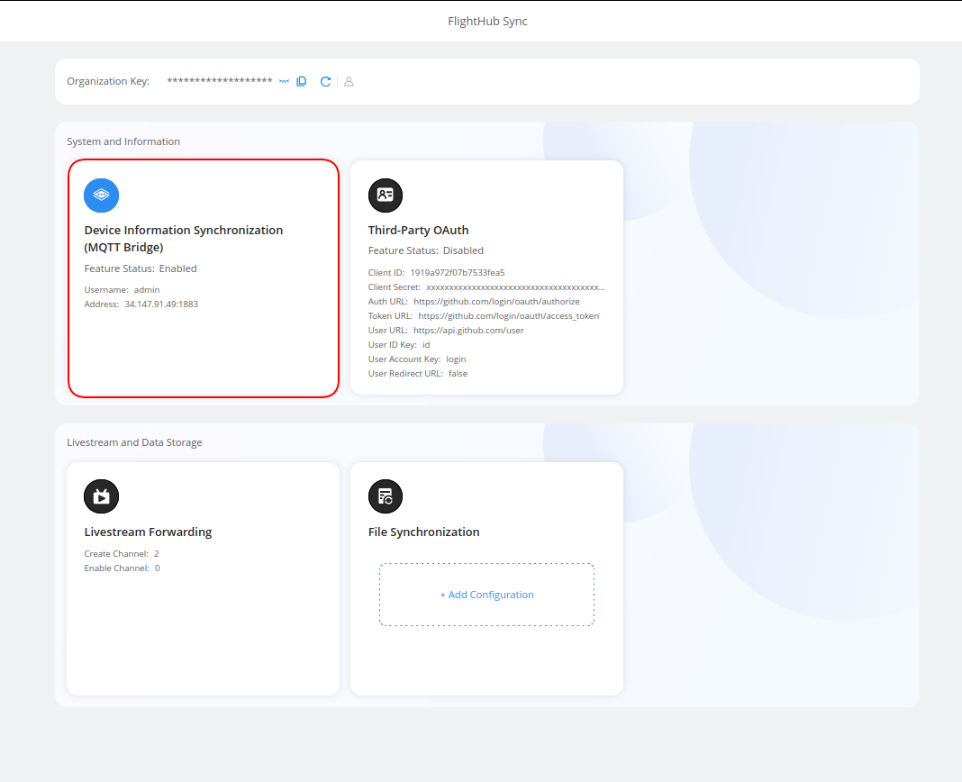 MQTT Bridge Configuration