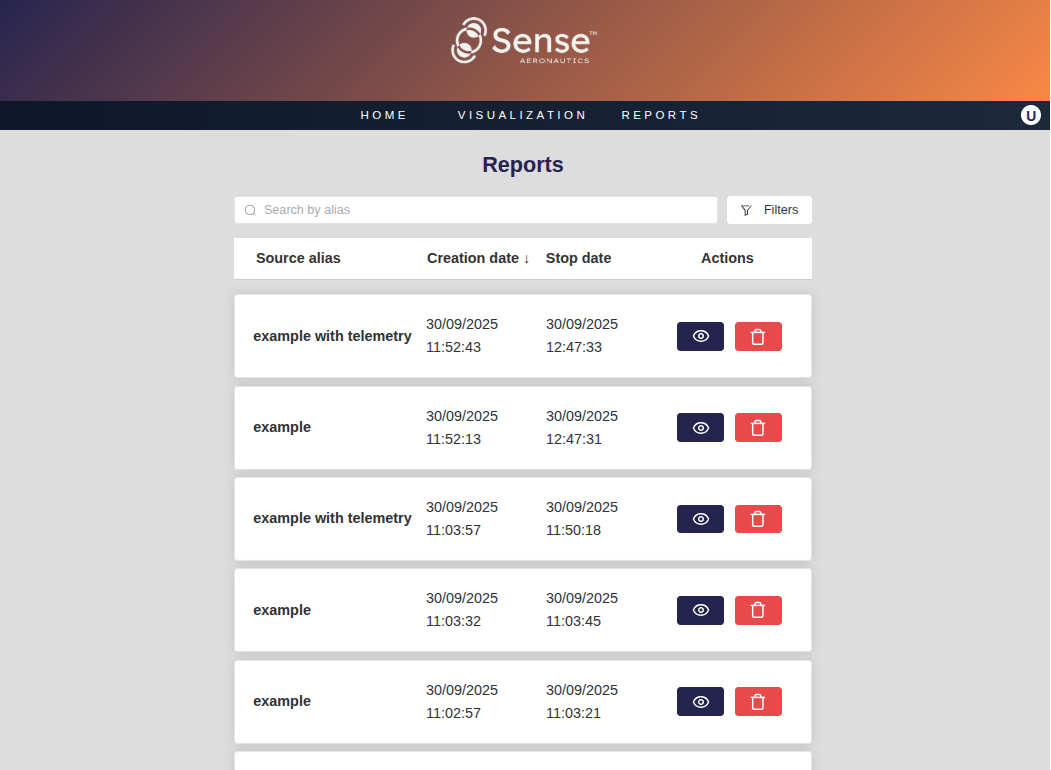 List reports