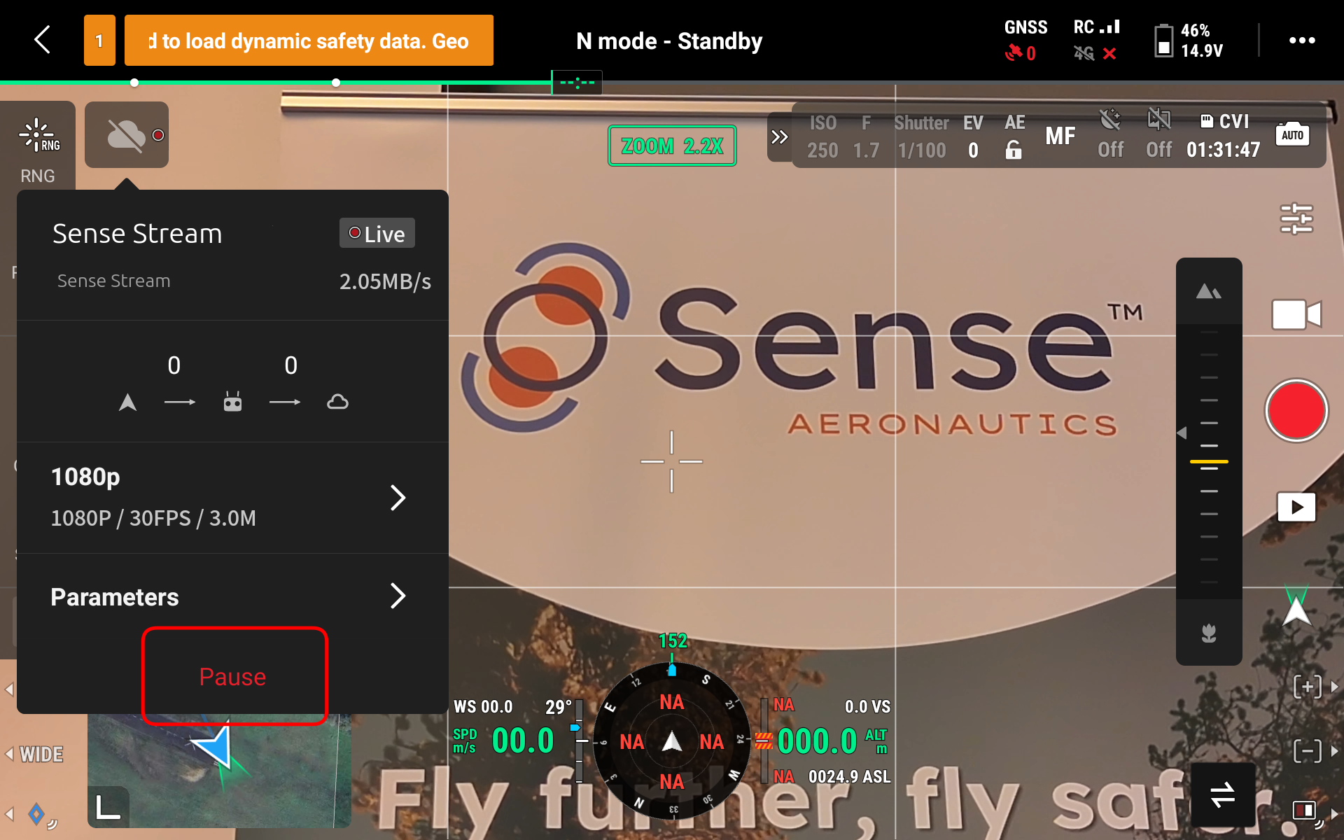 DJI Pilot2 Camera View