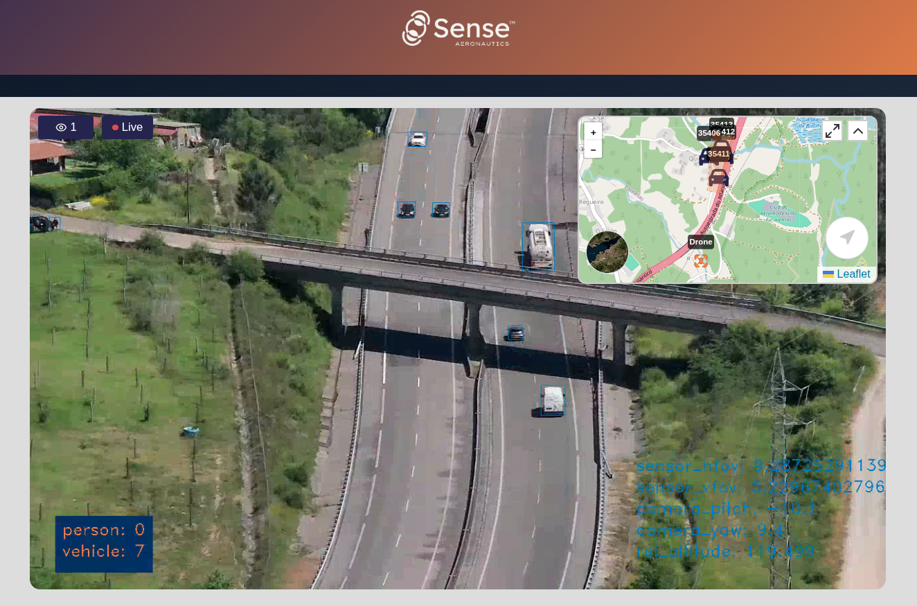 Visualization page for AI process