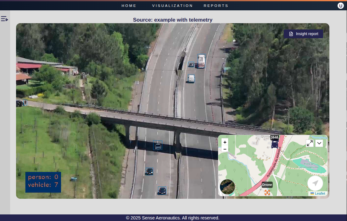 Video player with telemetry